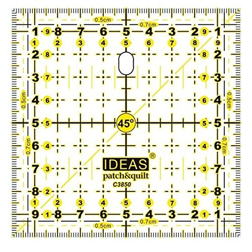 Regla de 10x10cm
